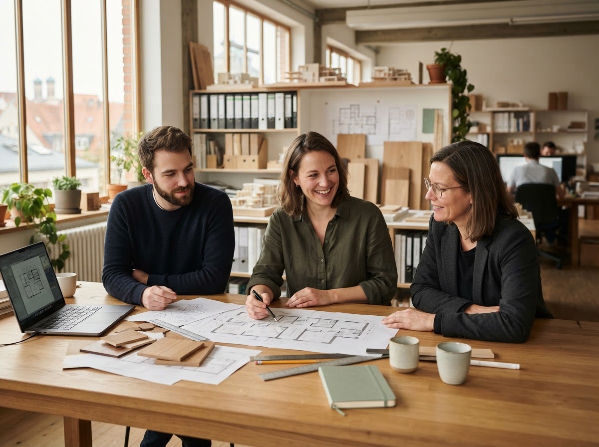 Eiche Vermofels Team bei der Auswertung von Finanzdaten